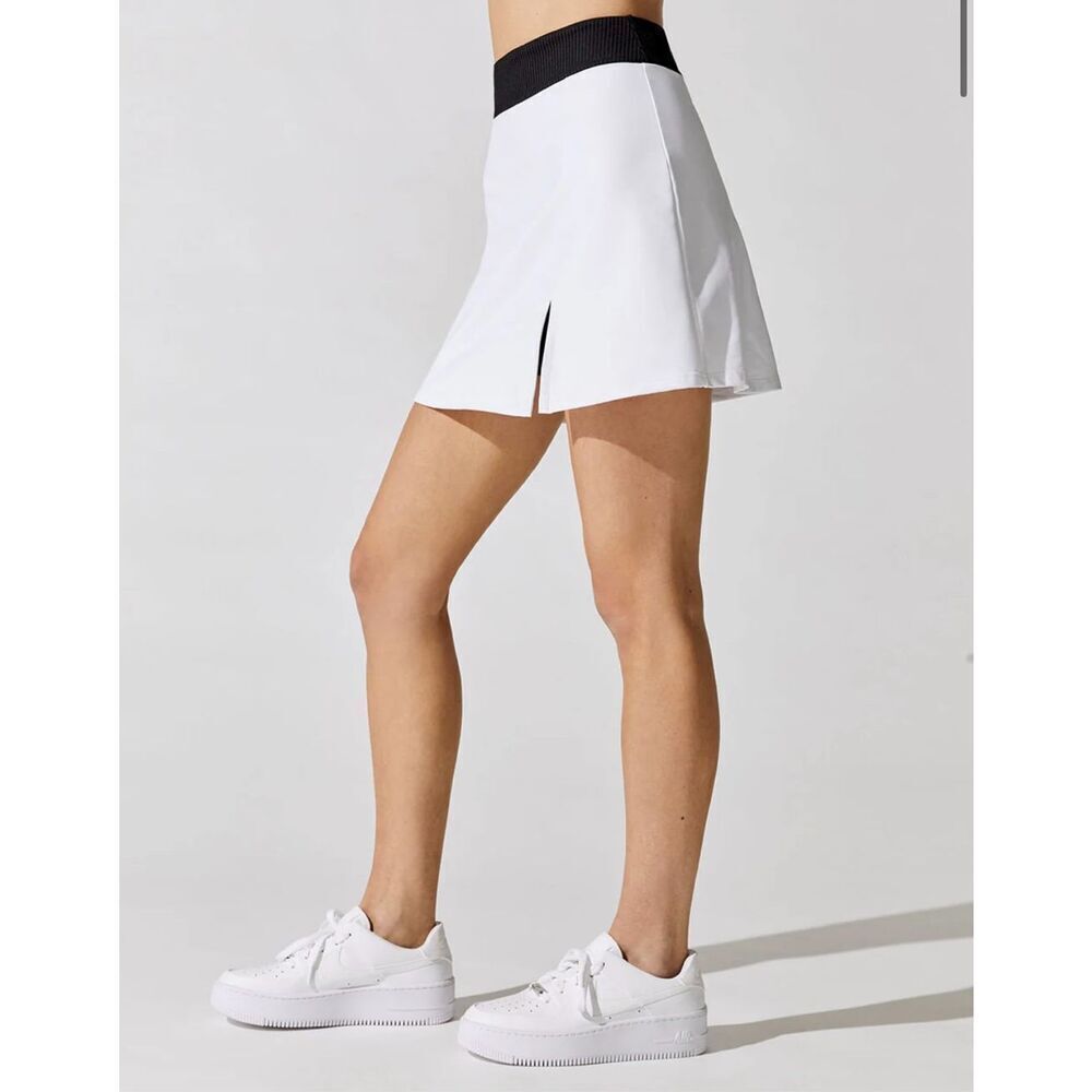 Carbon38 White High Waisted Tennis Skirt Sz XL NWT